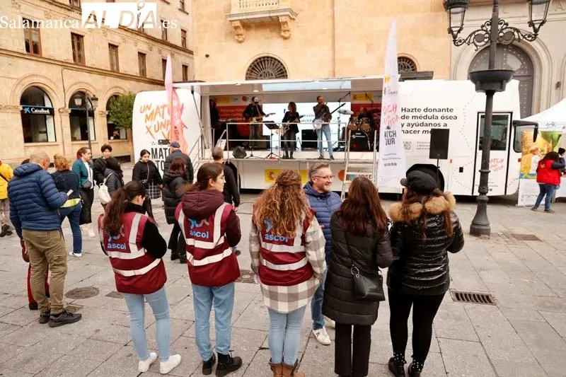 Salamanca se suma a la campaña 'Un match x una vida' para sensibilizar sobre la donación de médula  | FOTOS: David Sañudo 