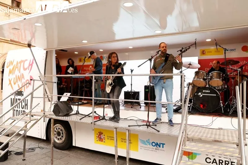 Salamanca se suma a la campaña 'Un match x una vida' para sensibilizar sobre la donación de médula  | FOTOS: David Sañudo 