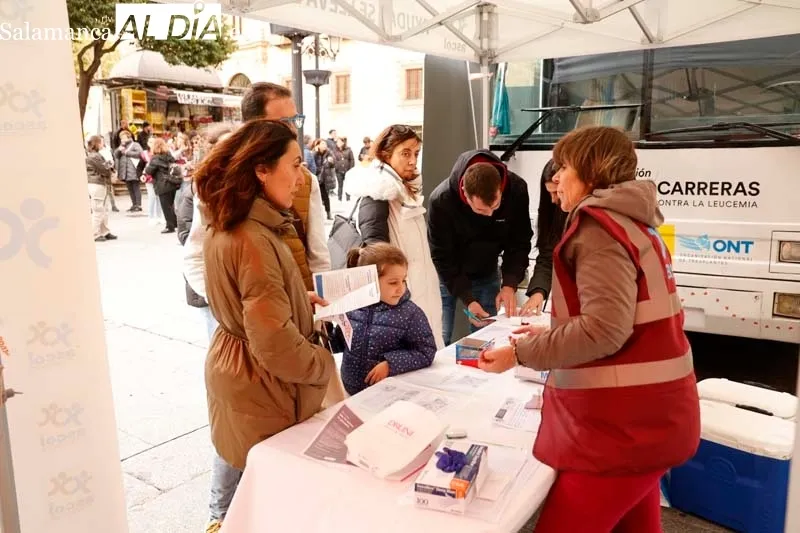 Salamanca se suma a la campaña 'Un match x una vida' para sensibilizar sobre la donación de médula  | FOTOS: David Sañudo 