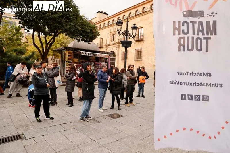 Salamanca se suma a la campaña 'Un match x una vida' para sensibilizar sobre la donación de médula  | FOTOS: David Sañudo 