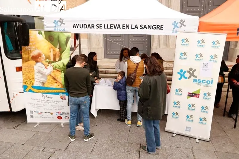 Salamanca se suma a la campaña 'Un match x una vida' para sensibilizar sobre la donación de médula  | FOTOS: David Sañudo 
