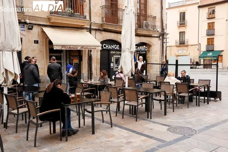 Ambiente en el centro de Salamanca este sábado | FOTOS: David Sañudo 