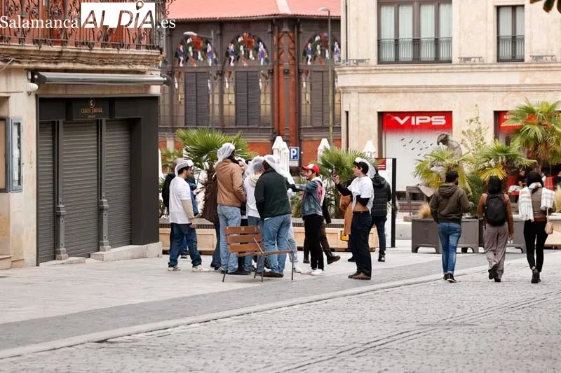 Ambiente en el centro de Salamanca este sábado | FOTOS: David Sañudo 