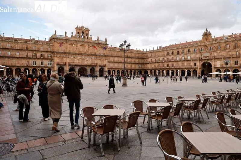 Ambiente en el centro de Salamanca este sábado | FOTOS: David Sañudo 