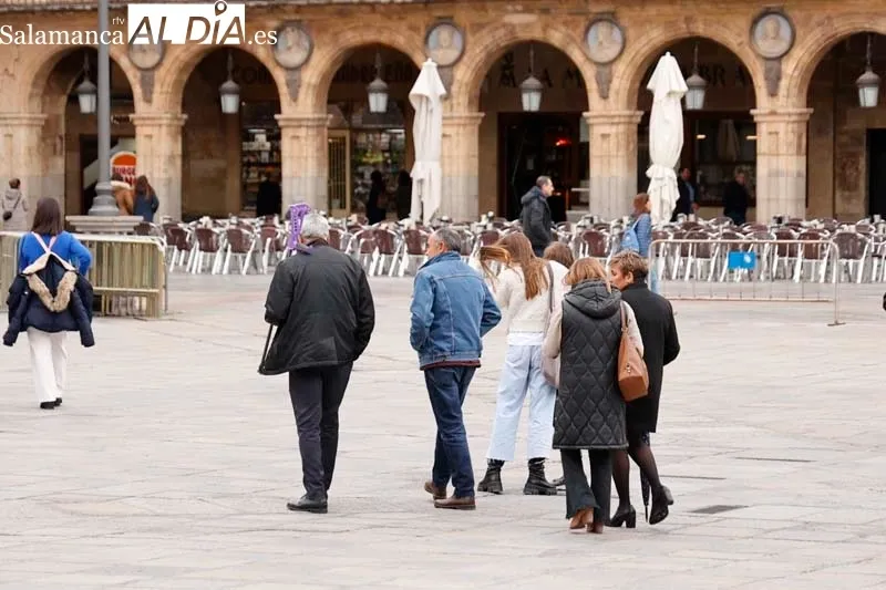 Ambiente en el centro de Salamanca este sábado | FOTOS: David Sañudo 