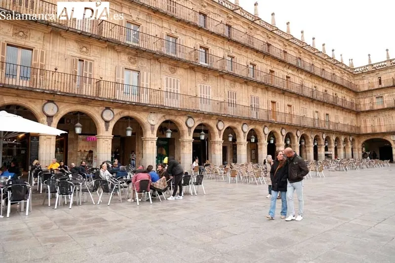 Ambiente en el centro de Salamanca este sábado | FOTOS: David Sañudo 