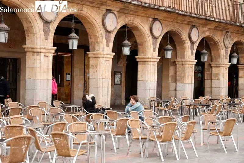 Ambiente en el centro de Salamanca este sábado | FOTOS: David Sañudo 