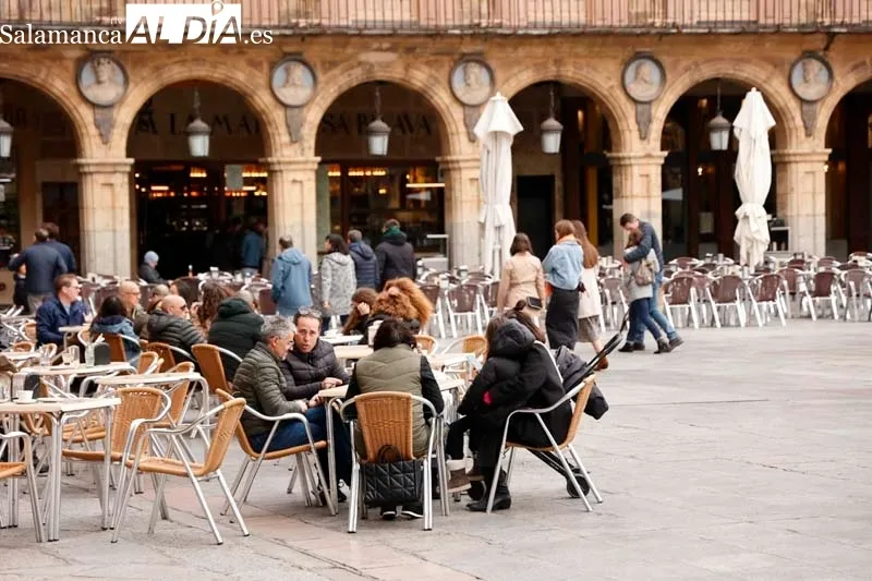 Ambiente en el centro de Salamanca este sábado | FOTOS: David Sañudo 