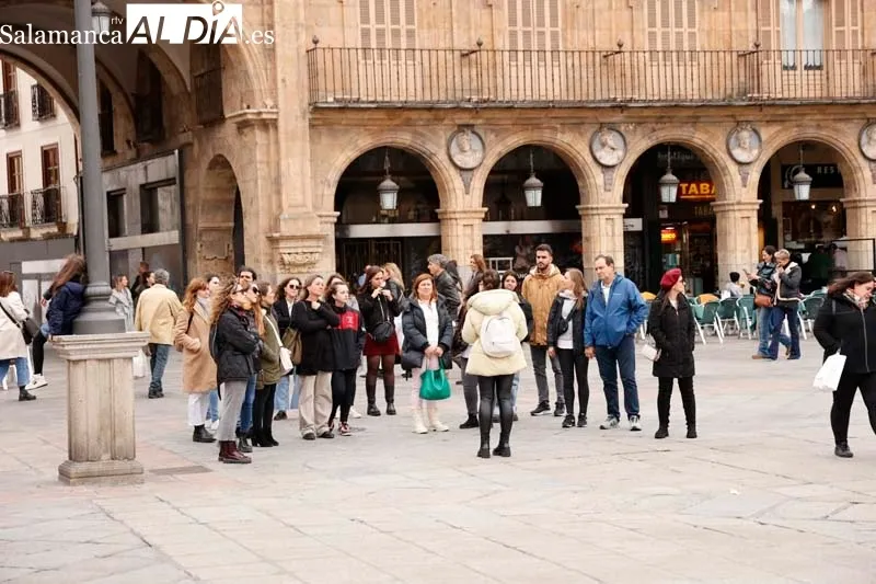 Ambiente en el centro de Salamanca este sábado | FOTOS: David Sañudo 