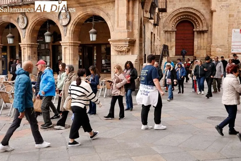 Ambiente en el centro de Salamanca este sábado | FOTOS: David Sañudo 