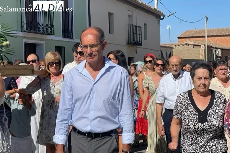 Mancera de Abajo vivía en las calles la procesión de la Virgen del Rosario
