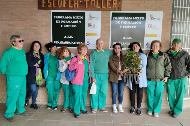 Más de mil árboles llegaban hoy a Peñaranda