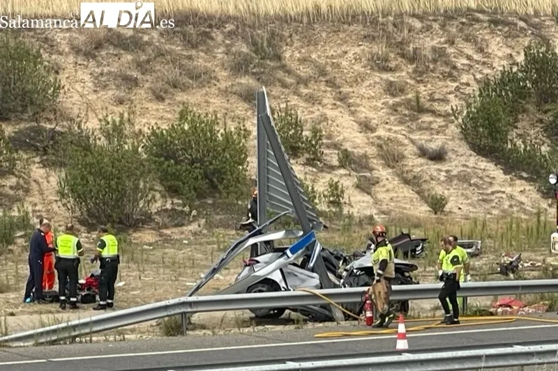 Grave accidente en la A-50