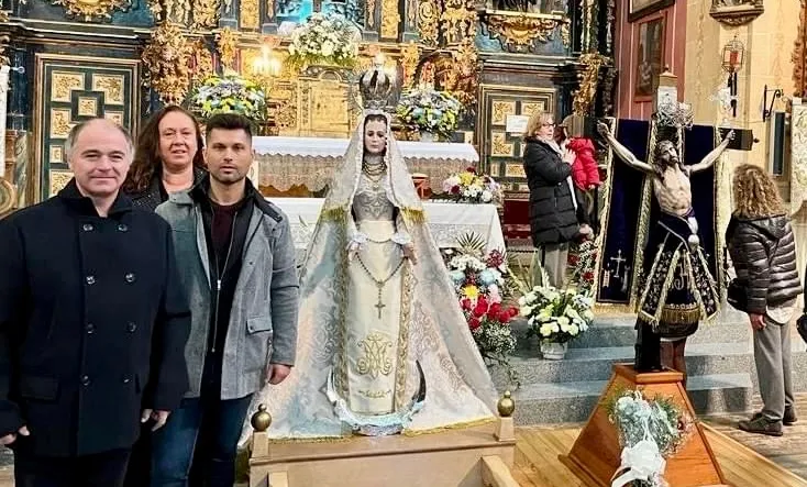 La lluvia obliga a suspender la procesión del Cristo de Hornillos en Arabayona