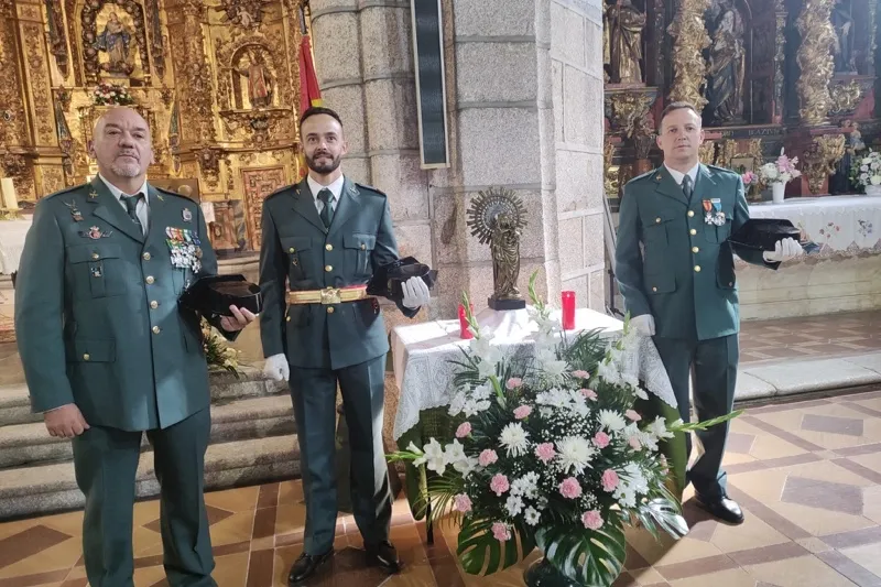 La Guardia Civil de Macotera celebraba a su patrona, la Virgen del Pilar