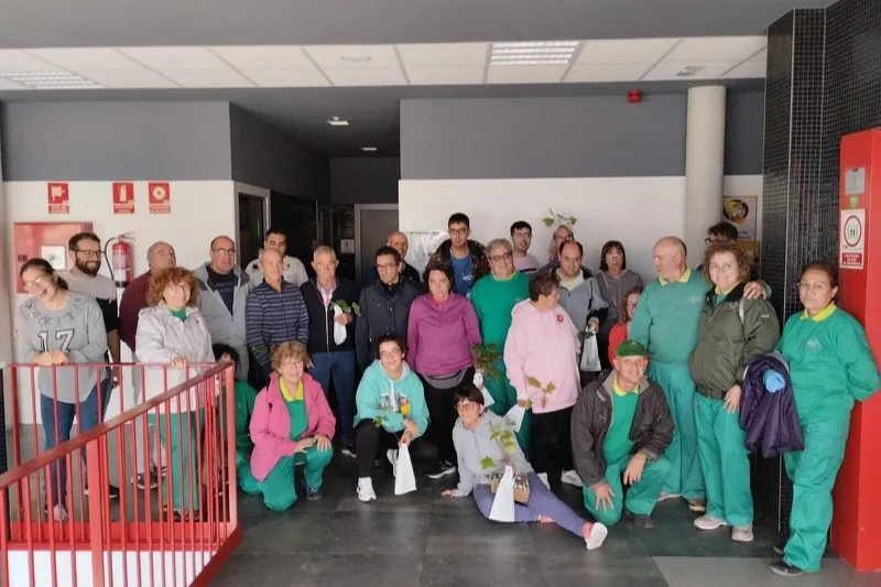 Más de mil árboles llegaban hoy a Peñaranda