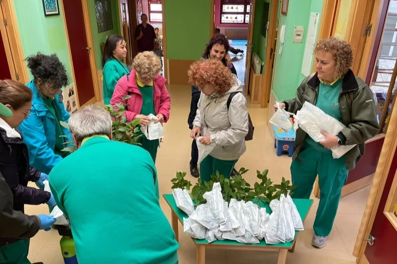 Más de mil árboles llegaban hoy a Peñaranda