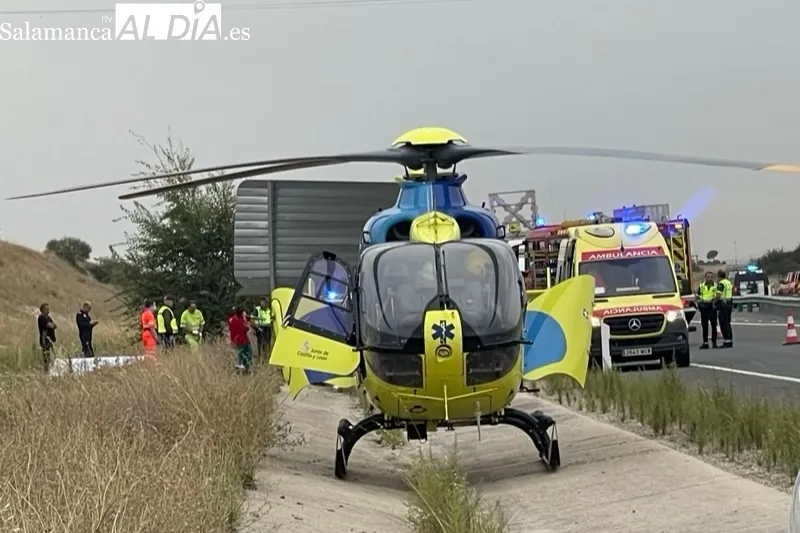 Grave accidente en la A-50