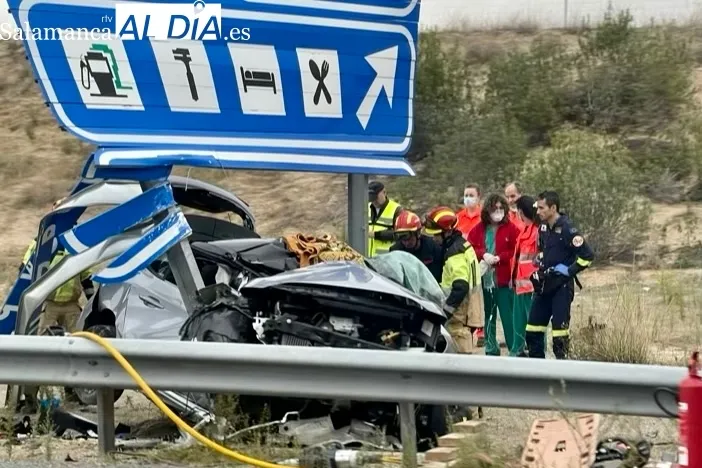 Grave accidente en la A-50