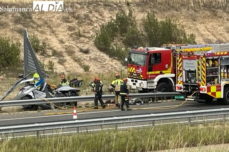 Grave accidente en la A-50