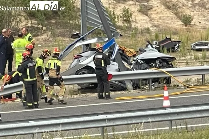 Grave accidente en la A-50