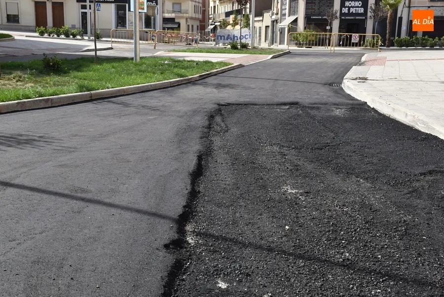 Foto 4 - Paralizado hasta la pr&oacute;xima semana el asfaltado de la Avenida de B&eacute;jar