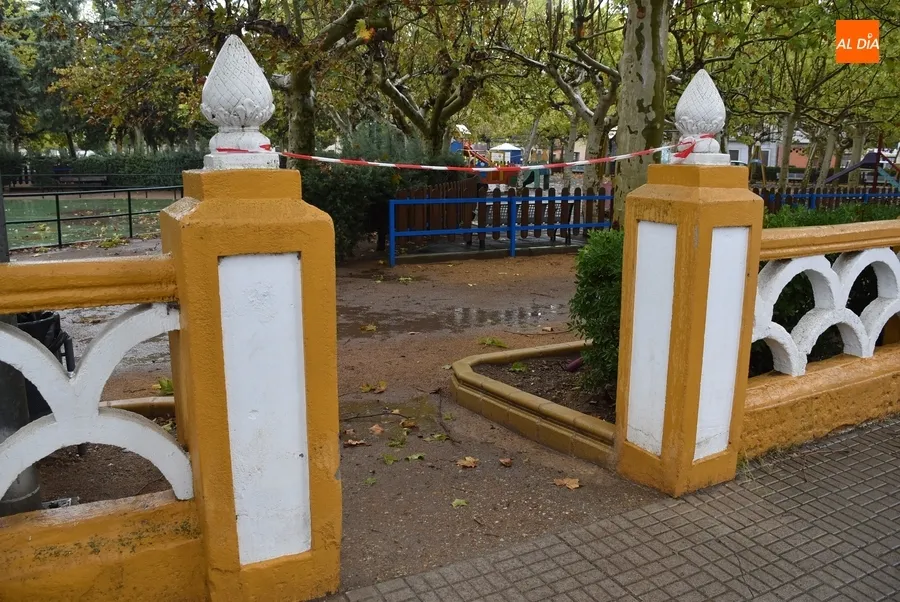 Foto 5 - Cerrados por precauci&oacute;n los parques de Ciudad Rodrigo