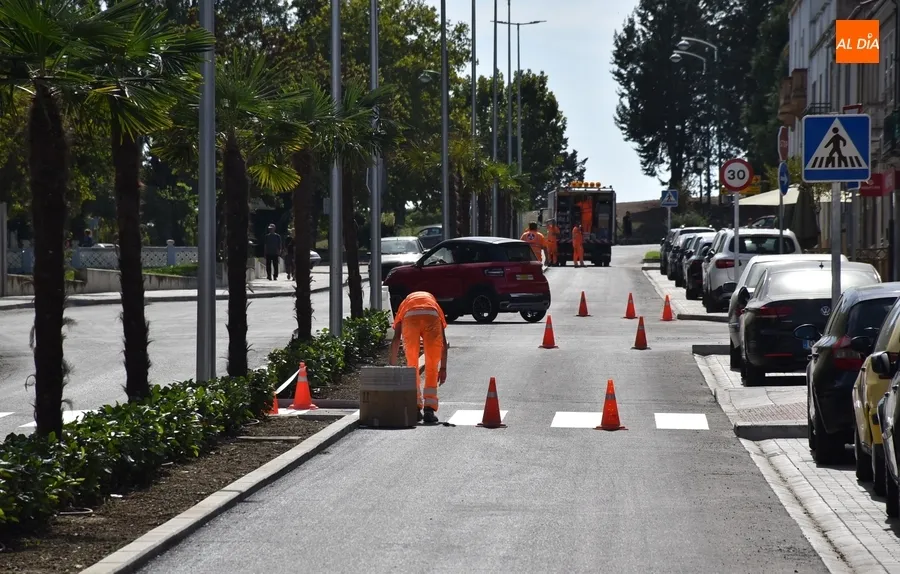 Foto 9 - Renacen los pasos de cebra de la Avenida de Espa&ntilde;a