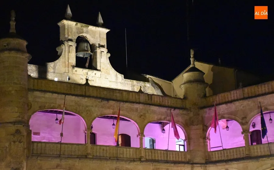 Foto 5 - La Casa Consistorial y el Parque de los Tilos lucen de rosa contra el c&aacute;ncer de mama