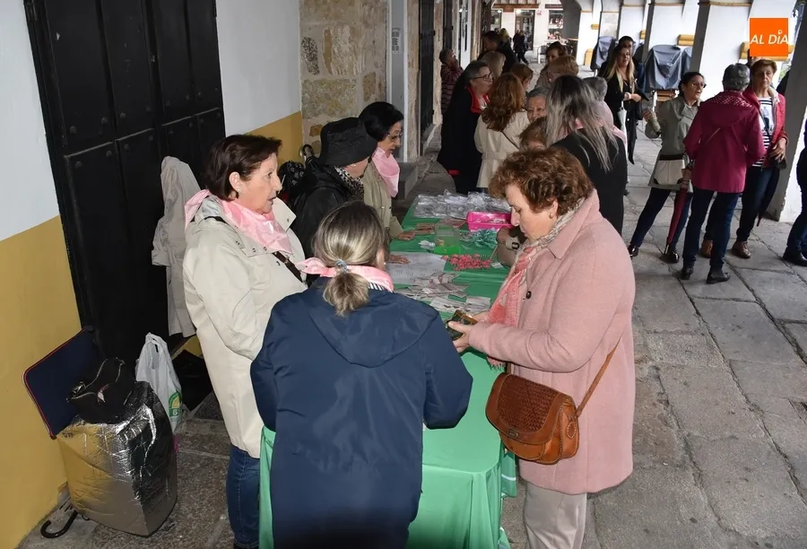 Foto 2 - Ciudad Rodrigo transmite su fuerza a las mujeres que est&aacute;n luchando contra el c&aacute;ncer de mama