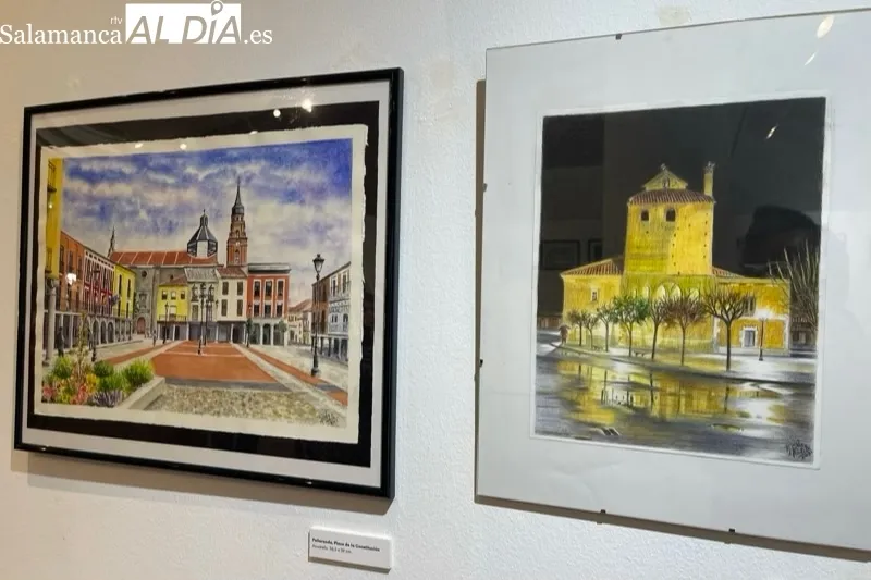 Paqui González del Castillo ha presentado su exposición de lienzos y retratos en el CDS 