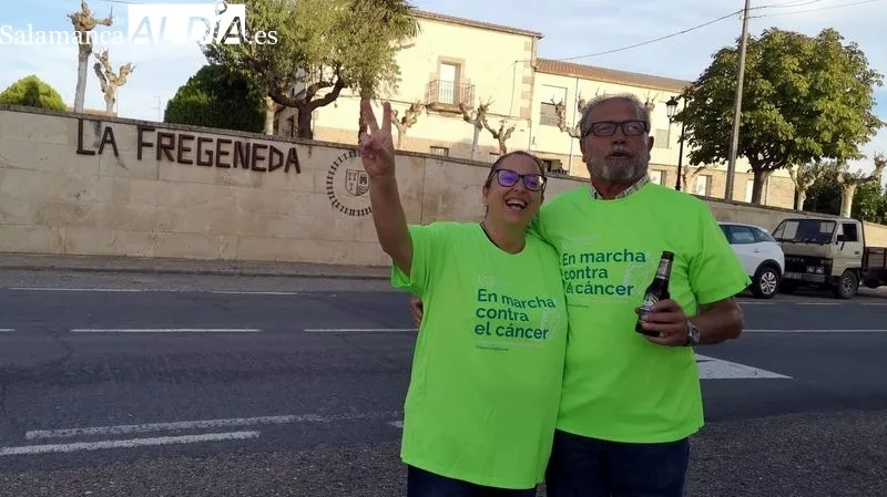 Los caminantes iniciaron la marcha en la Plaza de la Farola