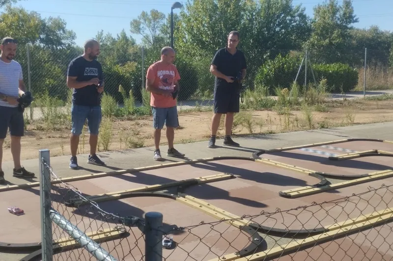 Integrantes del Club RC Peñaranda participaban en una jornada de promoción en Valladolid
