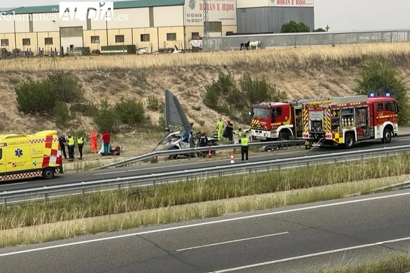 Grave accidente en la A-50