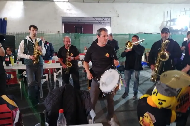La cofradía de Jesús Nazareno organizaba una paellada de hermandad