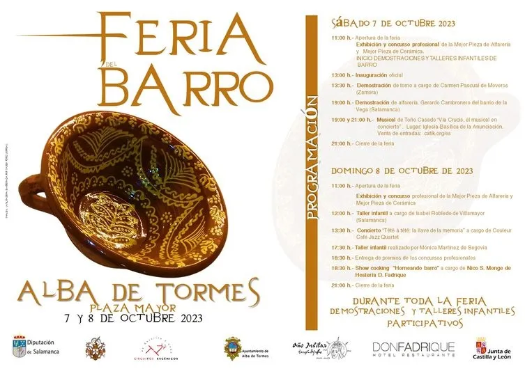 Foto 5 - Alba de Tormes lista para la feria del barro de este fin de semana