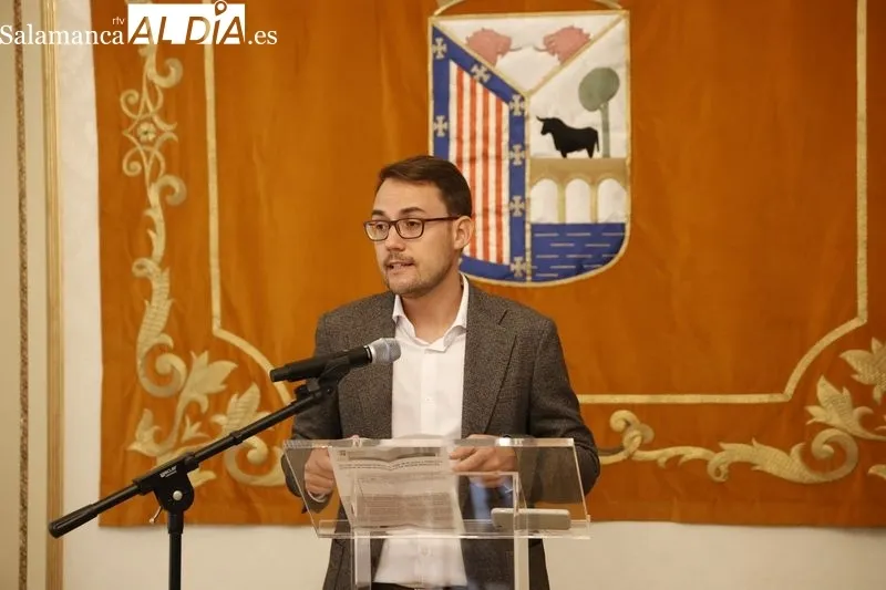 Presentación en el Ayuntamiento de la segunda expedición de restaurantes de Salamanca a la San Sebastián Gastronómika. Foto de David Sañudo