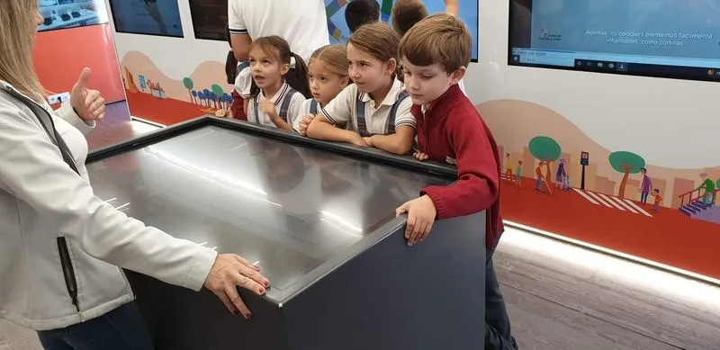 Foto 3 - Alumnos del Colegio San Juan Bosco ponen en pr&aacute;ctica todo lo aprendido en el espacio PROTECCYL