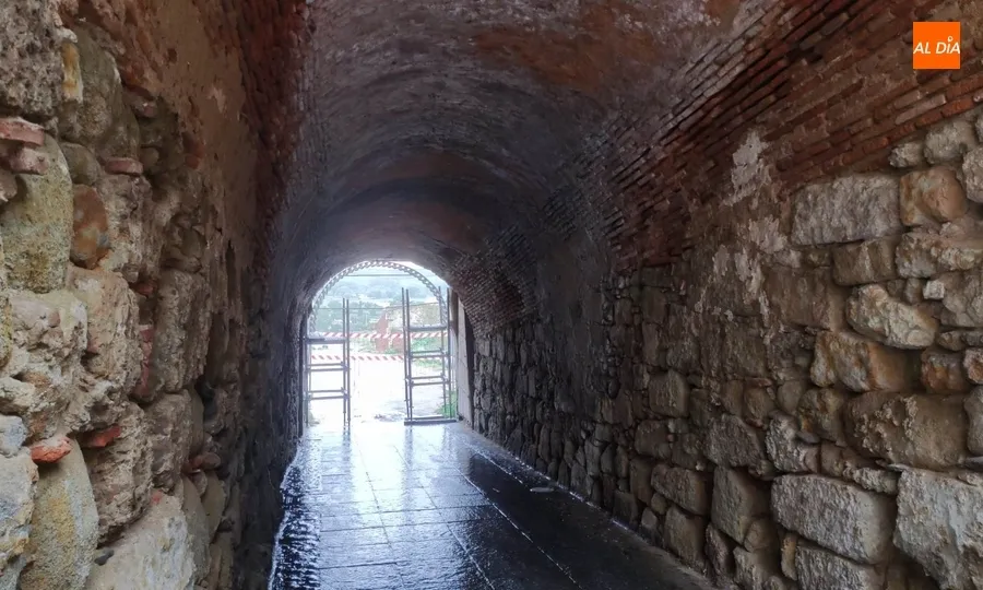 Foto 2 - Cortada al tr&aacute;nsito de peatones y veh&iacute;culos la Puerta de San Vicente