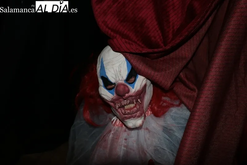 El Túnel del Terror realizado por Vitiriteros volvió a sorprender al público en Vitigudino / CORRAL  