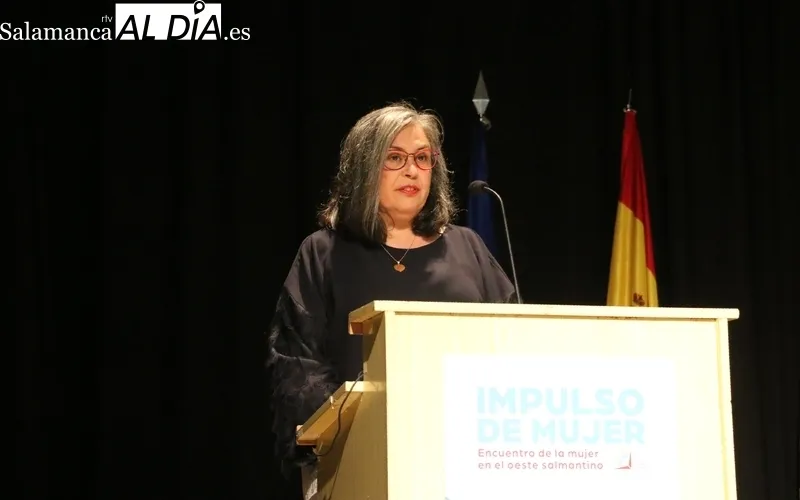 ADEZOS da voz a las mujeres del Oeste Salmantino con la jornada 'Impulso de mujer' celebrada en Vitigudino este martes / CORRAL 