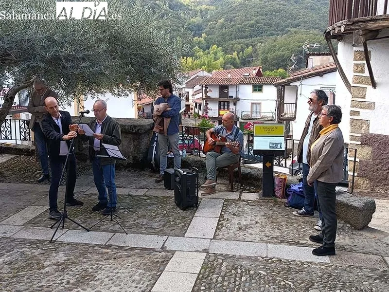 Foto 2 - Juan Acedo ya tiene su 'stolperstein' en su Montemayor del R&iacute;o