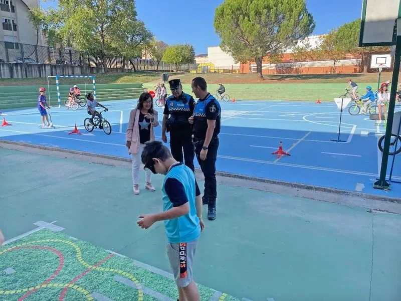 Jornada de Educación Vial en el colegio Miguel de Cervantes