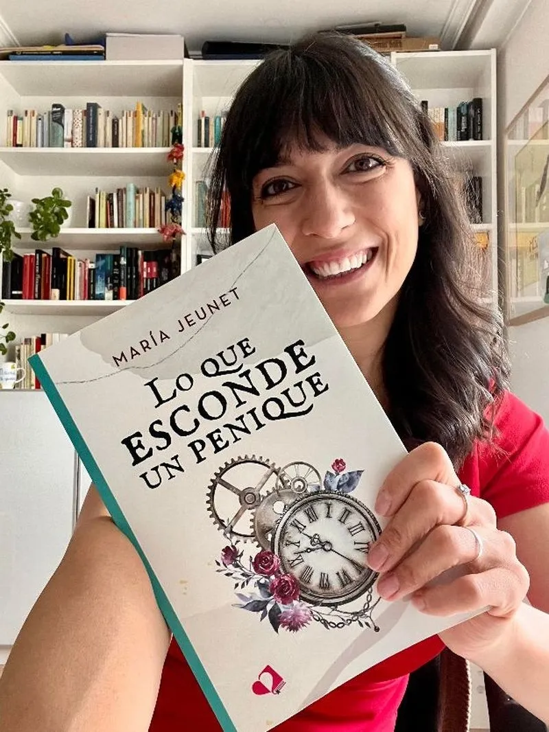 María Jeunet, con su novela 'Lo que esconde un penique'