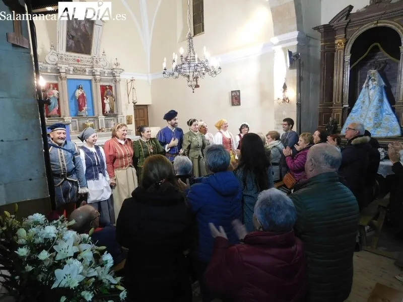Obra de Denis Rafter, 'Buscando a Nebrija, en Miranda de Azán 