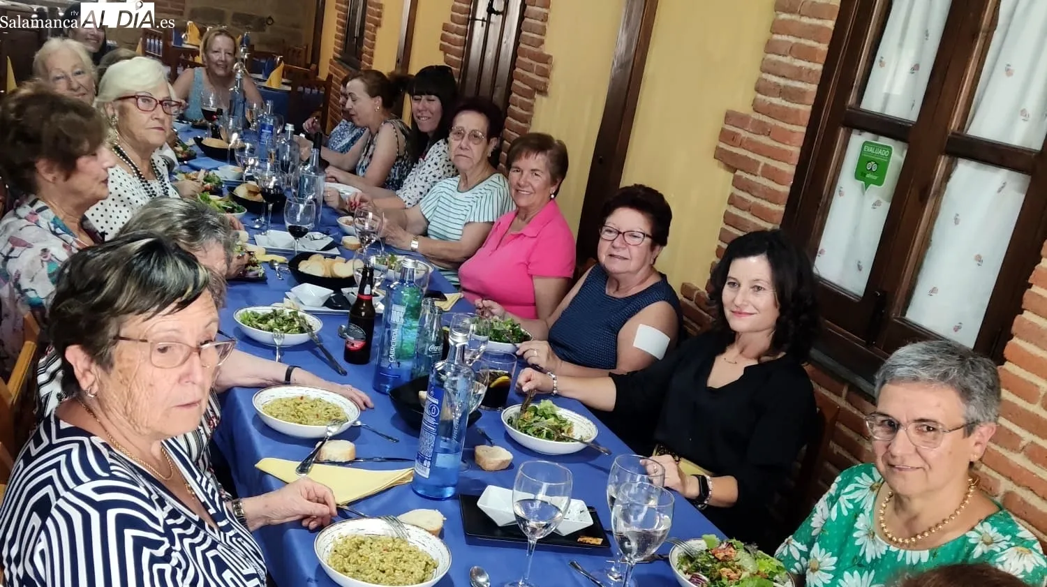 Las mujeres han disfrutado de un exquisito menú