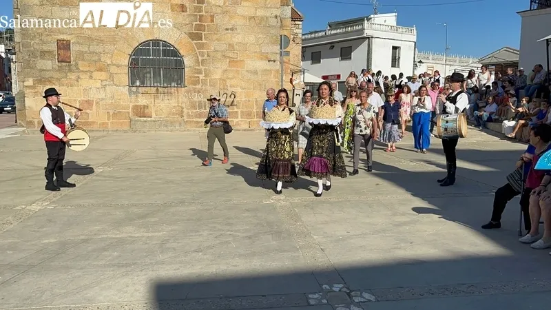 Celebración de la fiesta del Ofertorio en honor a la Virgen del Rosario en Saucelle