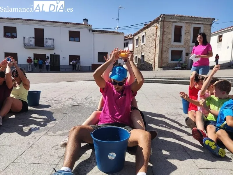 Juegos tradicionales y yincana de peñas para enfilar la recta final de las fiestas en Valderrodrigo 