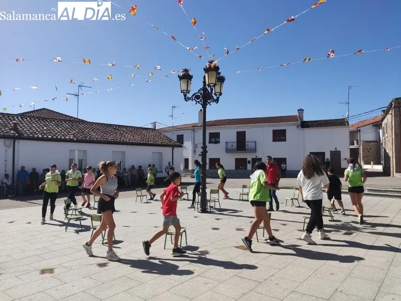 Juegos tradicionales y yincana de peñas para enfilar la recta final de las fiestas en Valderrodrigo 