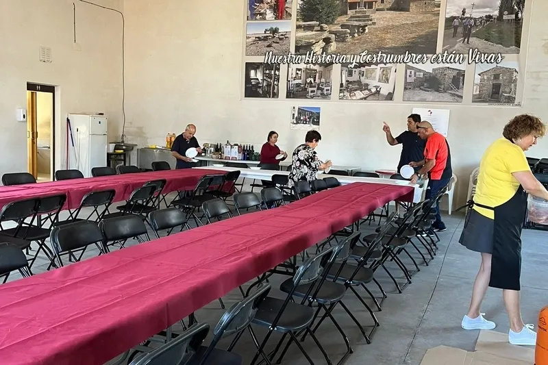 Comida de hermandad en Gejo de los Reyes